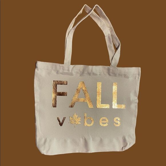 NWT Wool + Pepper Co. FALL VIBES Tote Bag - Picture 2 of 2